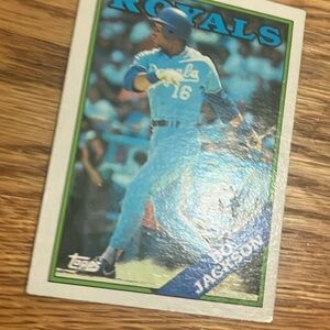 Topps Bo Jackson Baseball Card